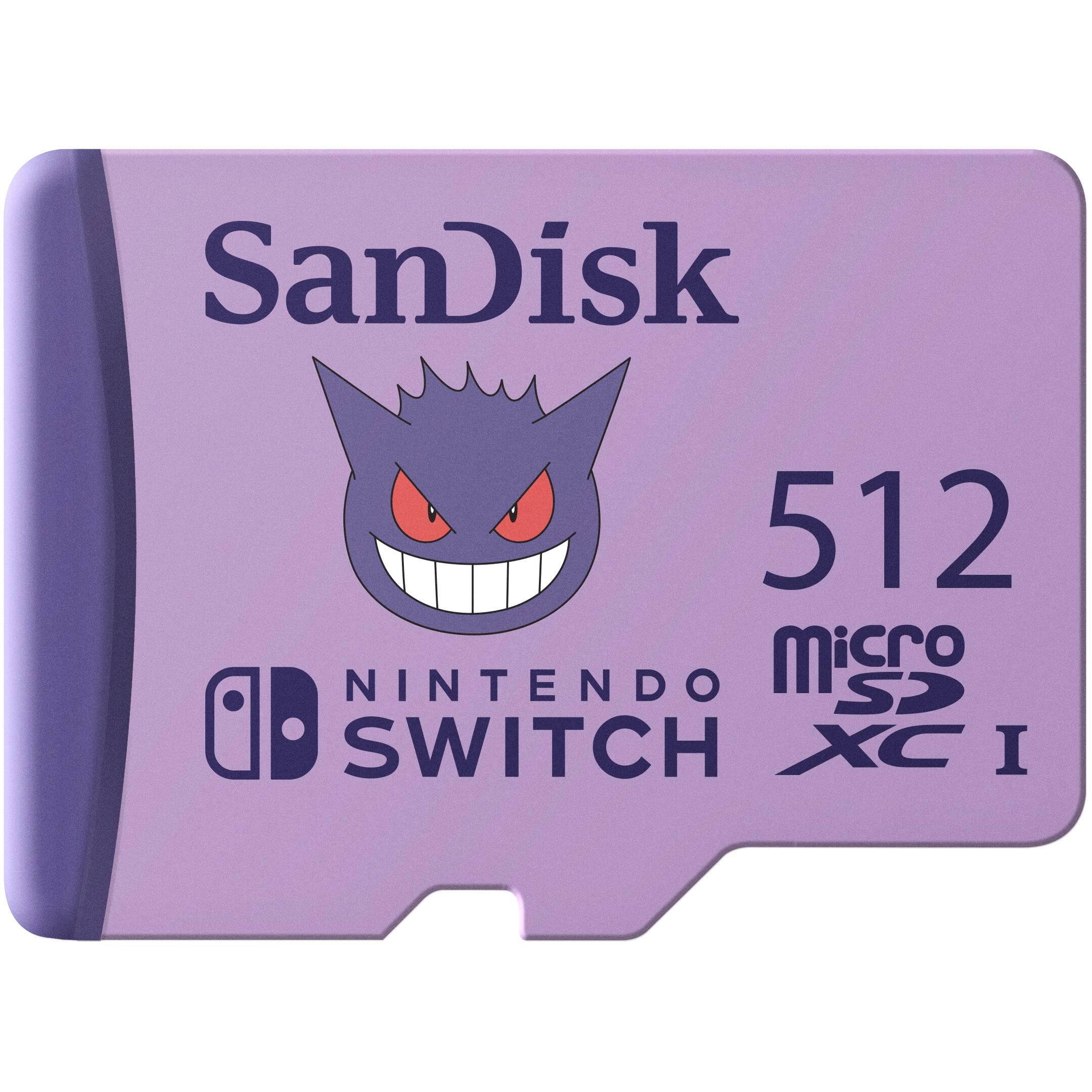 SanDisk - 512GB microSDXC UHS-I for Nintendo Switch 1 Pokémon