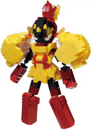 Front. Bandai - Nanoblock - Pokemon RS Series - Armarouge Building Kit - COLLECTIBLES - Multicolor.