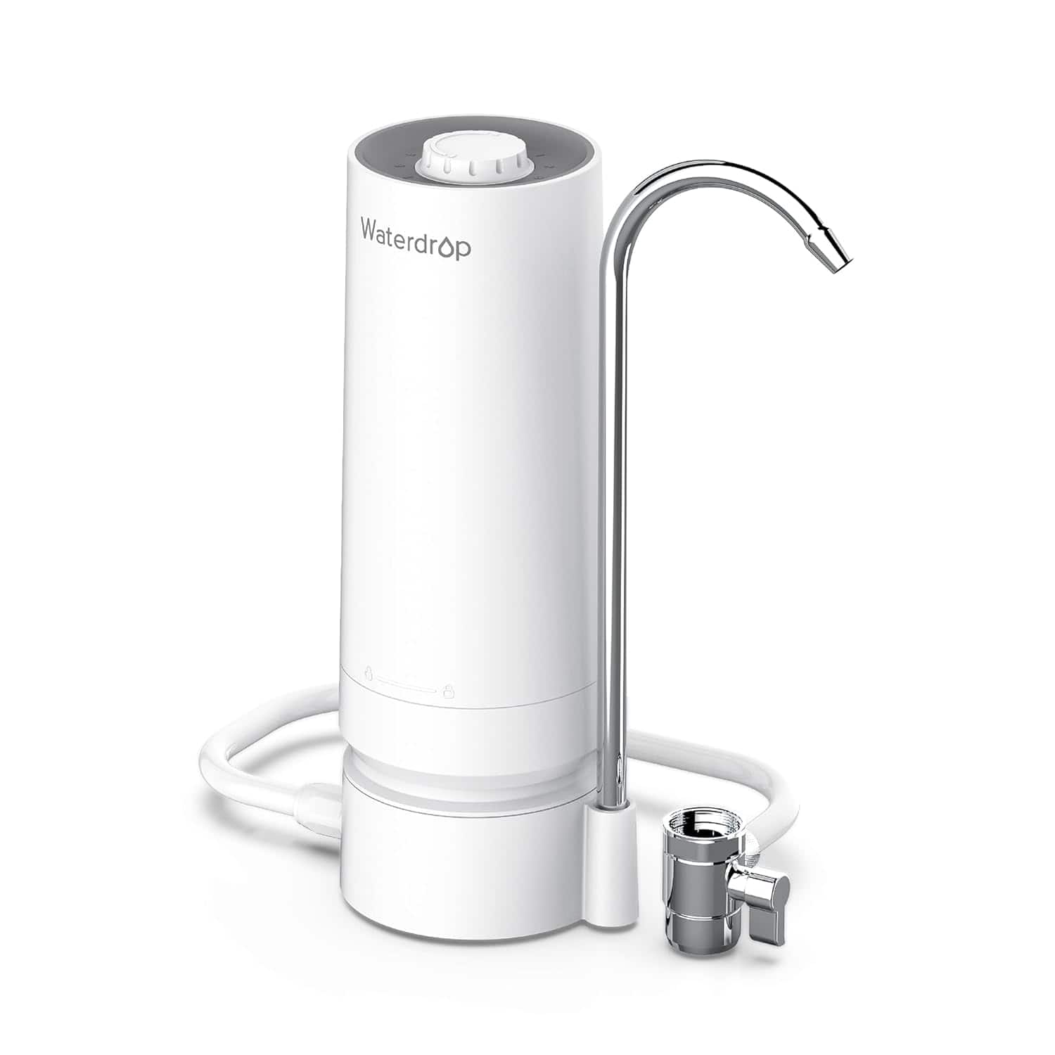 Waterdrop - CTF-05 Water Filter for Sink Faucet with Filter Life Reminder - White