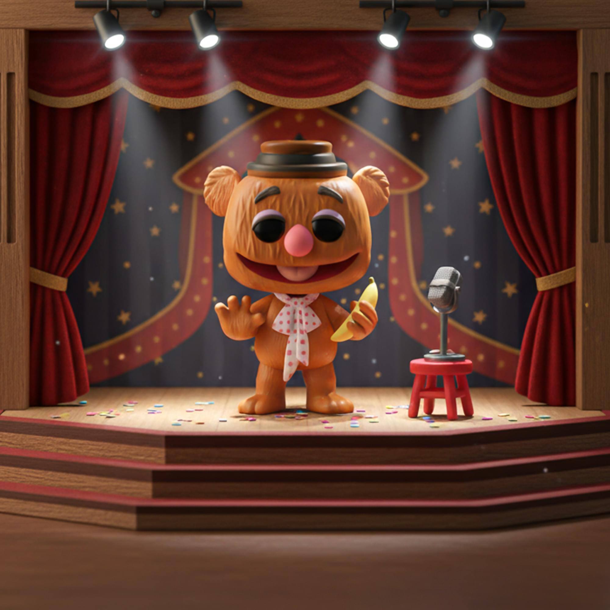 Alt View 2. Funko - Funko Pop! The Muppets: Fozzie Bear - Brown.