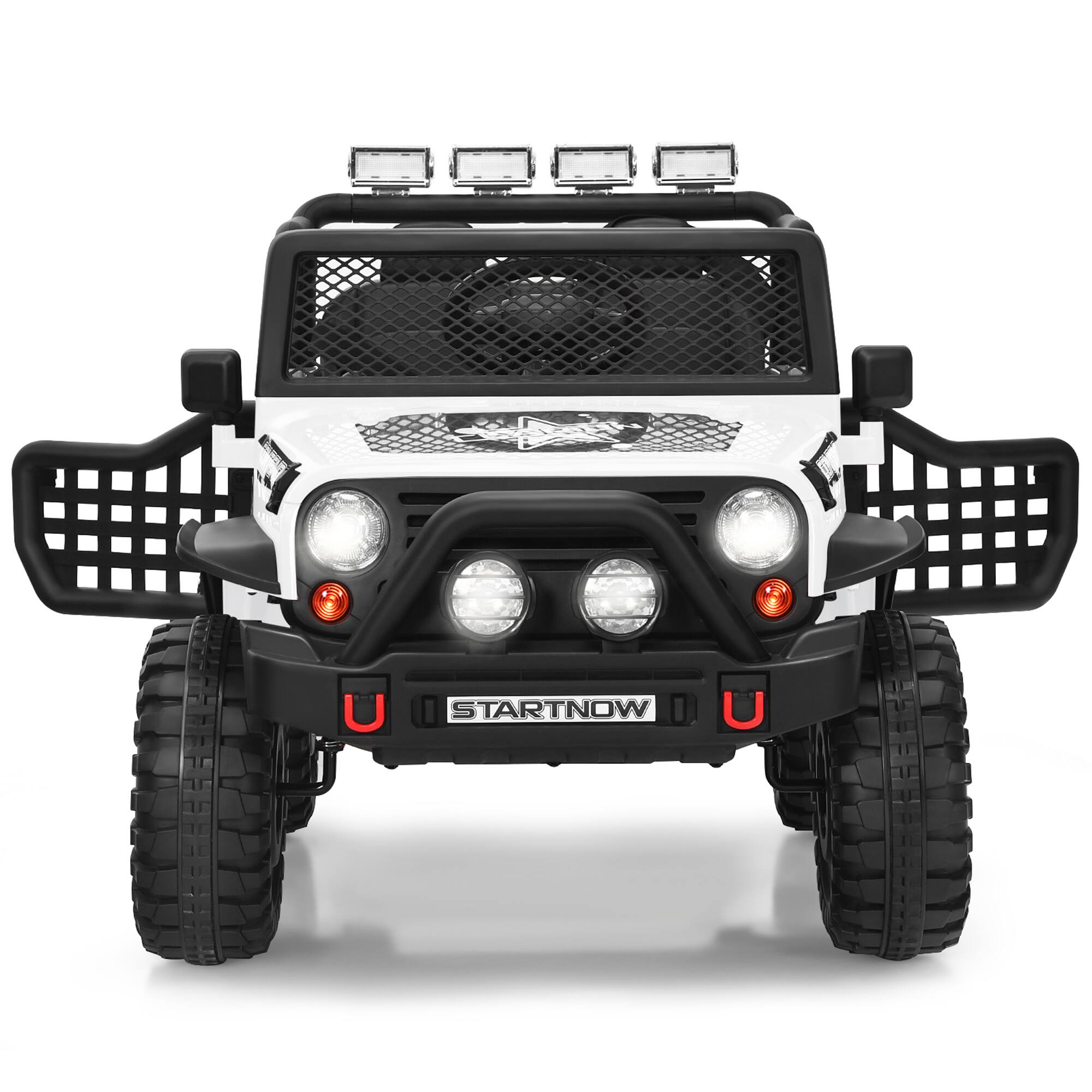 Alt View 8. Gymax - Gymax 12V Electric Kids Ride On Car Truck w/ MP3 Horn 2.4G Remote Control White - White.