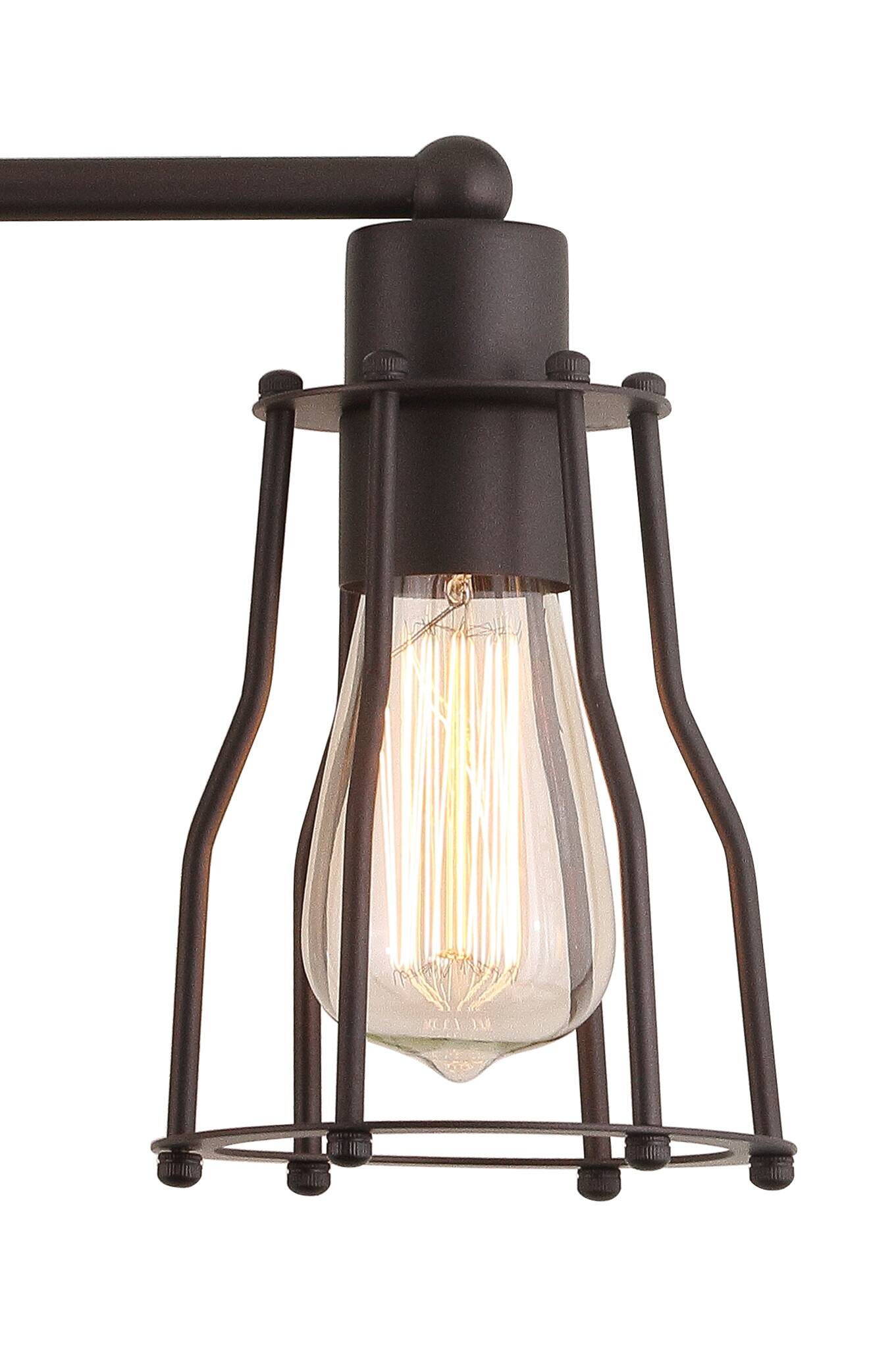 Alt View 4. Jonathan Y - Evelyn 24" 3-light Metal Vanity Light, Oil Rubbed Bronze - Oil Rubbed Bronze.
