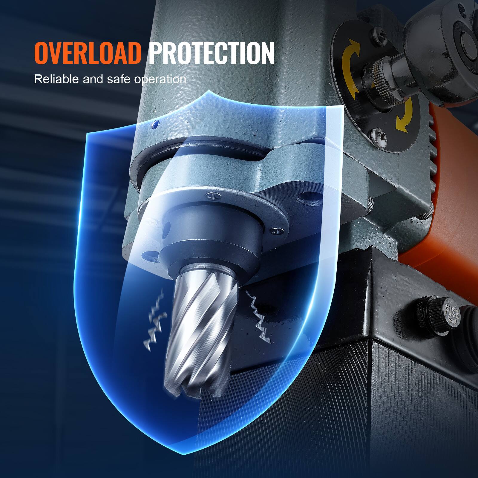 OVERLOAD PROTECTION  
Reliable and safe operation