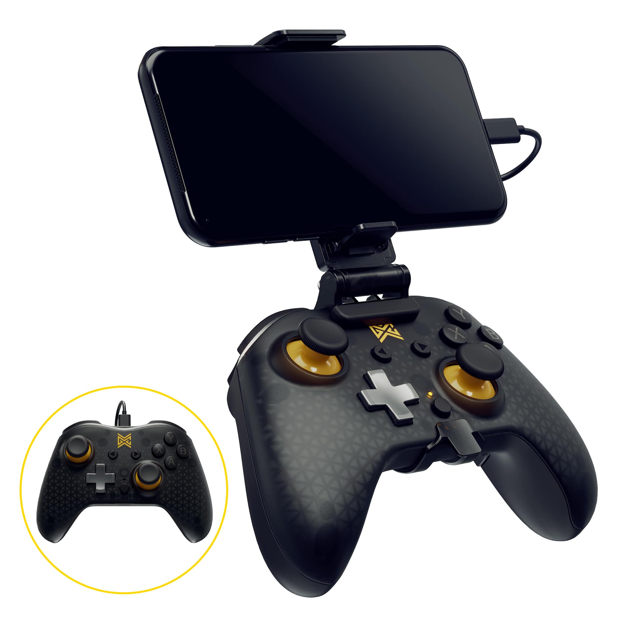 MGC - Scorpa Wired Gaming Controller for Windows & Android - Black