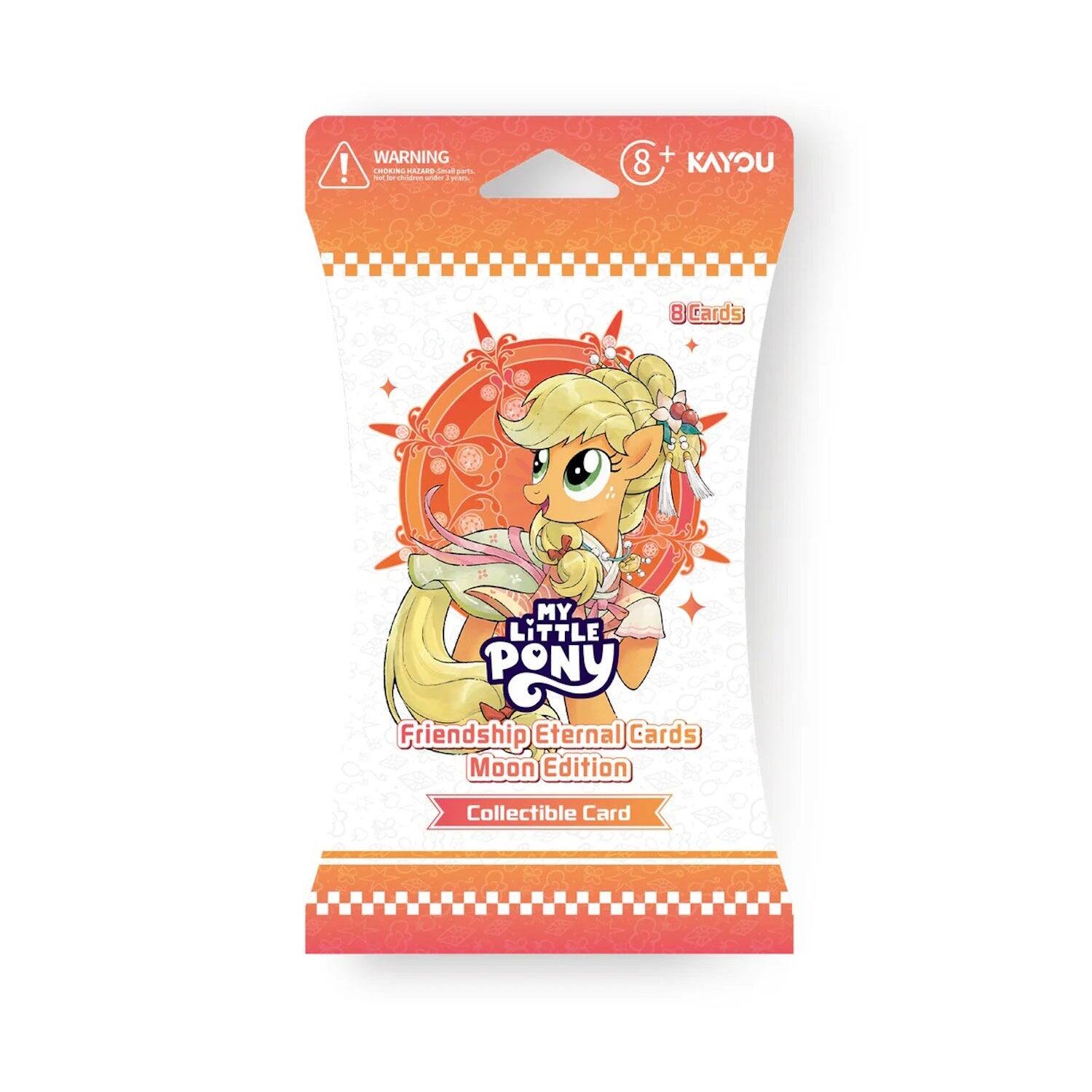 ! WARNING LORS FLAR SaLad ga - - res ud a me 8+ 8 + KAYOU B Cards MY LITTLE pONY Friendship Eternal Cards Moon Edition Collectible Card