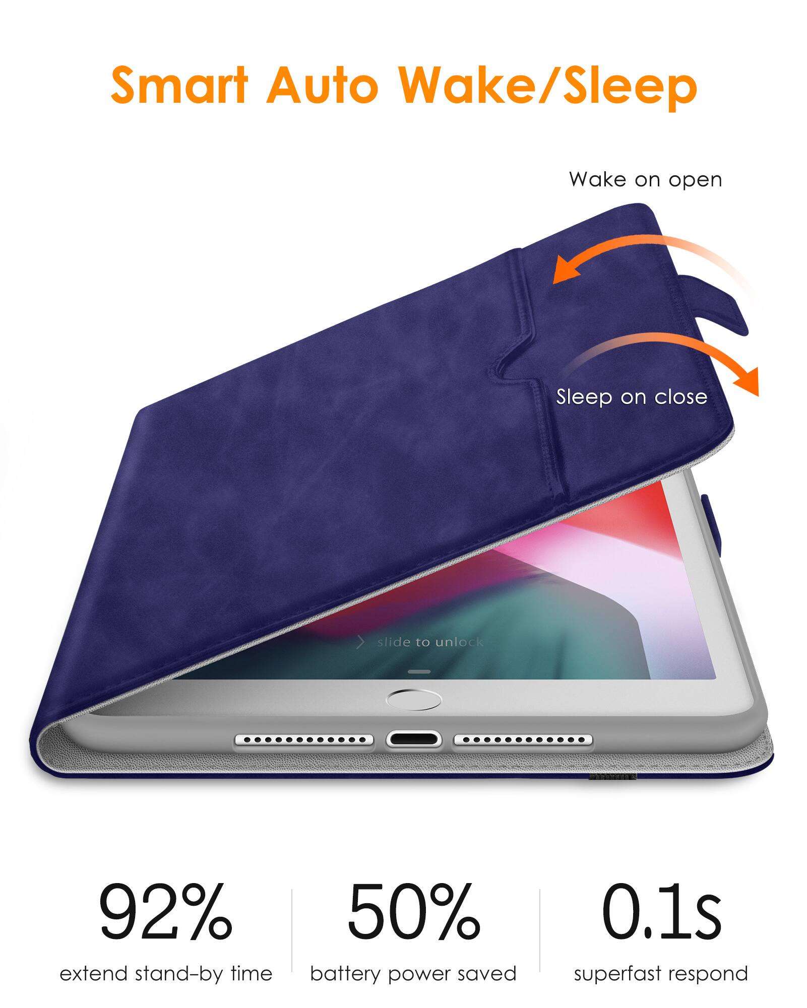 Smart Auto Wake/Sleep

- Wake on open
- Sleep on close

92% extend stand-by time

50% battery power saved

0.1s superfast respond