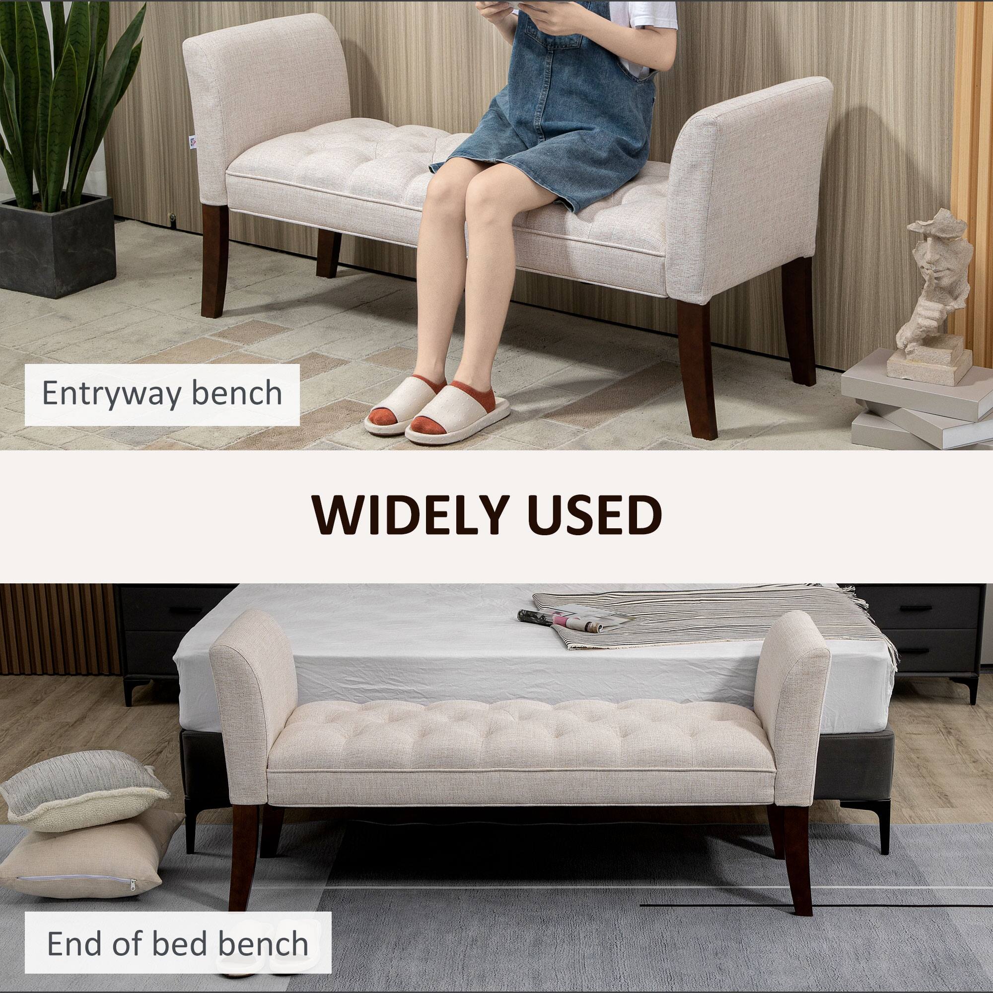 Entryway bench  
WIDELY USED  
End of bed bench