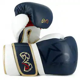 RIVAL - Boxing RS80V Impulse Hook and Loop Sparring Gloves - 18 oz. - Navy