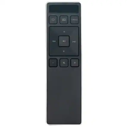 Front. ALLIMITY - Replacement Remote Control XRS551-E3, Fit for Vizio SoundBar SB3830-D0 SB3851-D0 SB3251N-E0 SB3621N-E8M SB3651-E6 - Black.