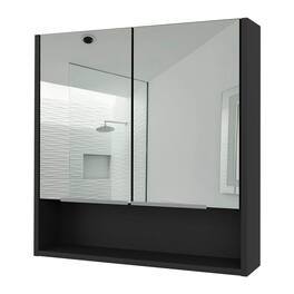 Treevol Furniture - Lexington Medicine Cabinet ,Bathroom - Black