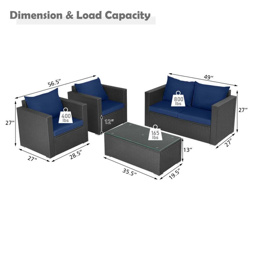 Dimension & Load Capacity

- 56.5" x 27" x 28.5" - 400 lbs
- 49" x 27" x 27" - 800 lbs
- 35.5" x 19.5" x 13" - 165 lbs