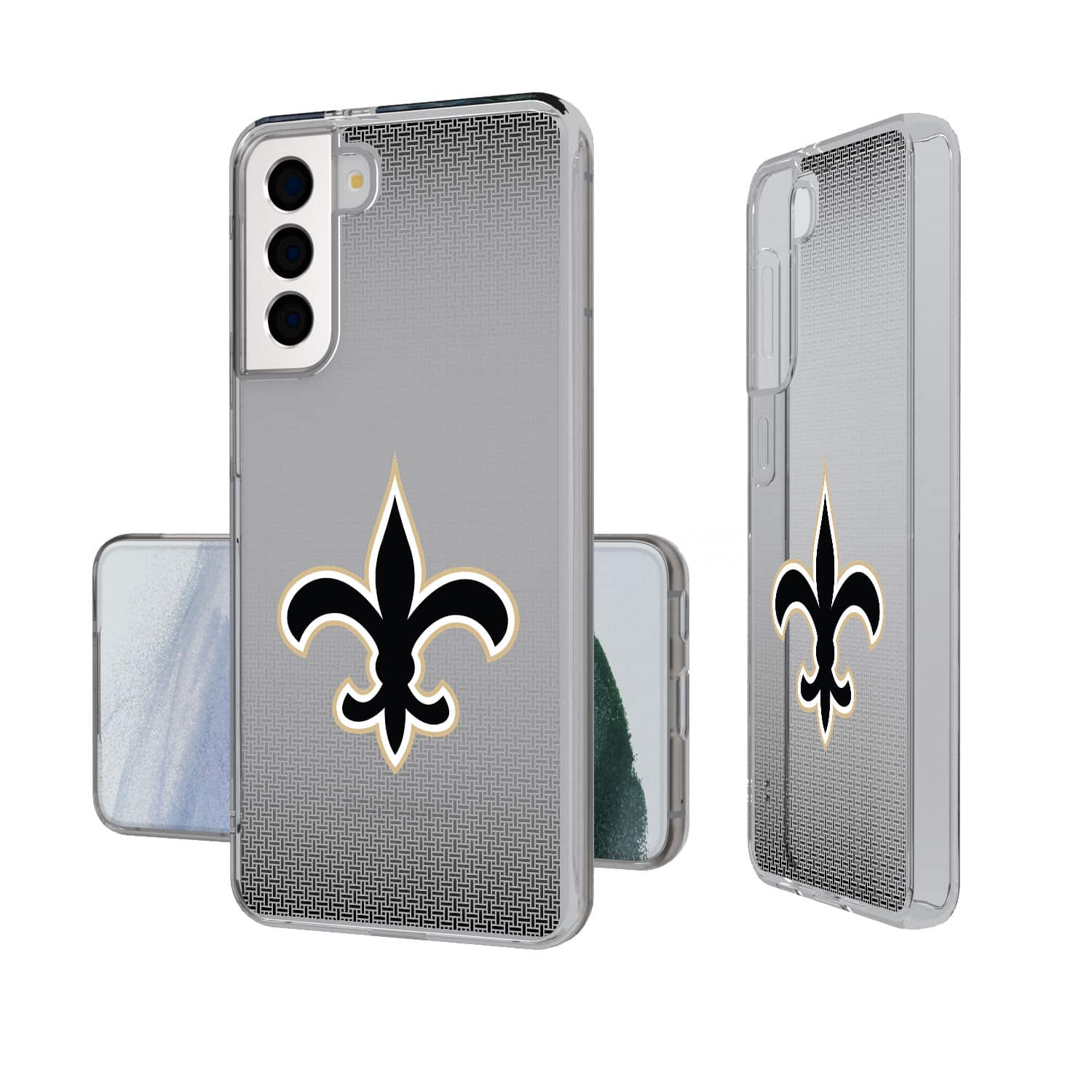 Keyscaper - NFL - New Orleans Saints Linen Logo Galaxy Clear Case - S22 - Multicolor price history on PriceWatchPro