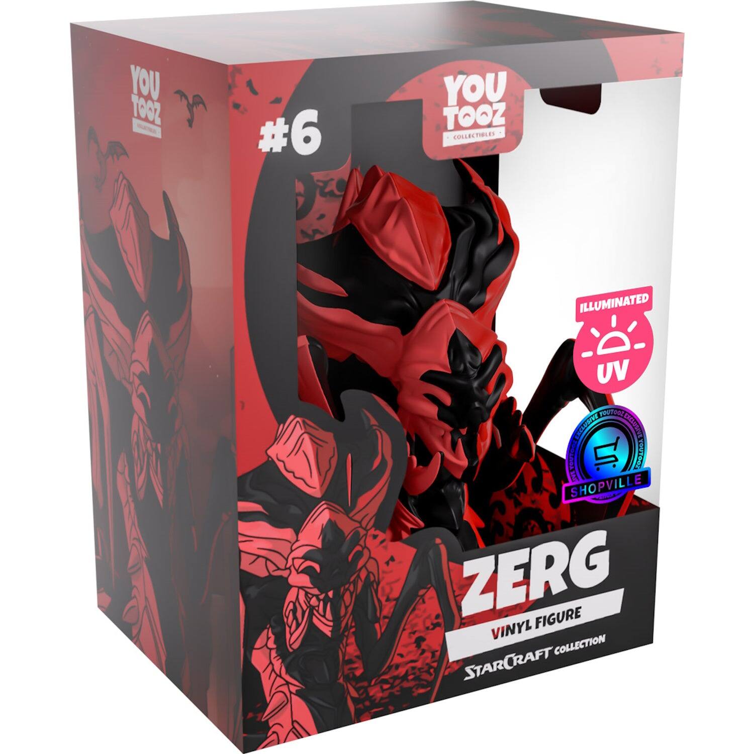 Youtooz x Shopville Exclusive: Starcraft Collection [Illuminated Zerg Vinyl Figure #6] Limited Edition - 500 Made