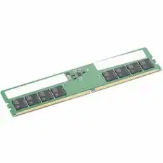 Front. Lenovo - Lenovo RAM Module - For Desktop PC - 16 GB - DDR5-5600/PC5-44800 DDR5 SDRAM - 5600 MHz - Unbuffered - 288-pin - DIMM.