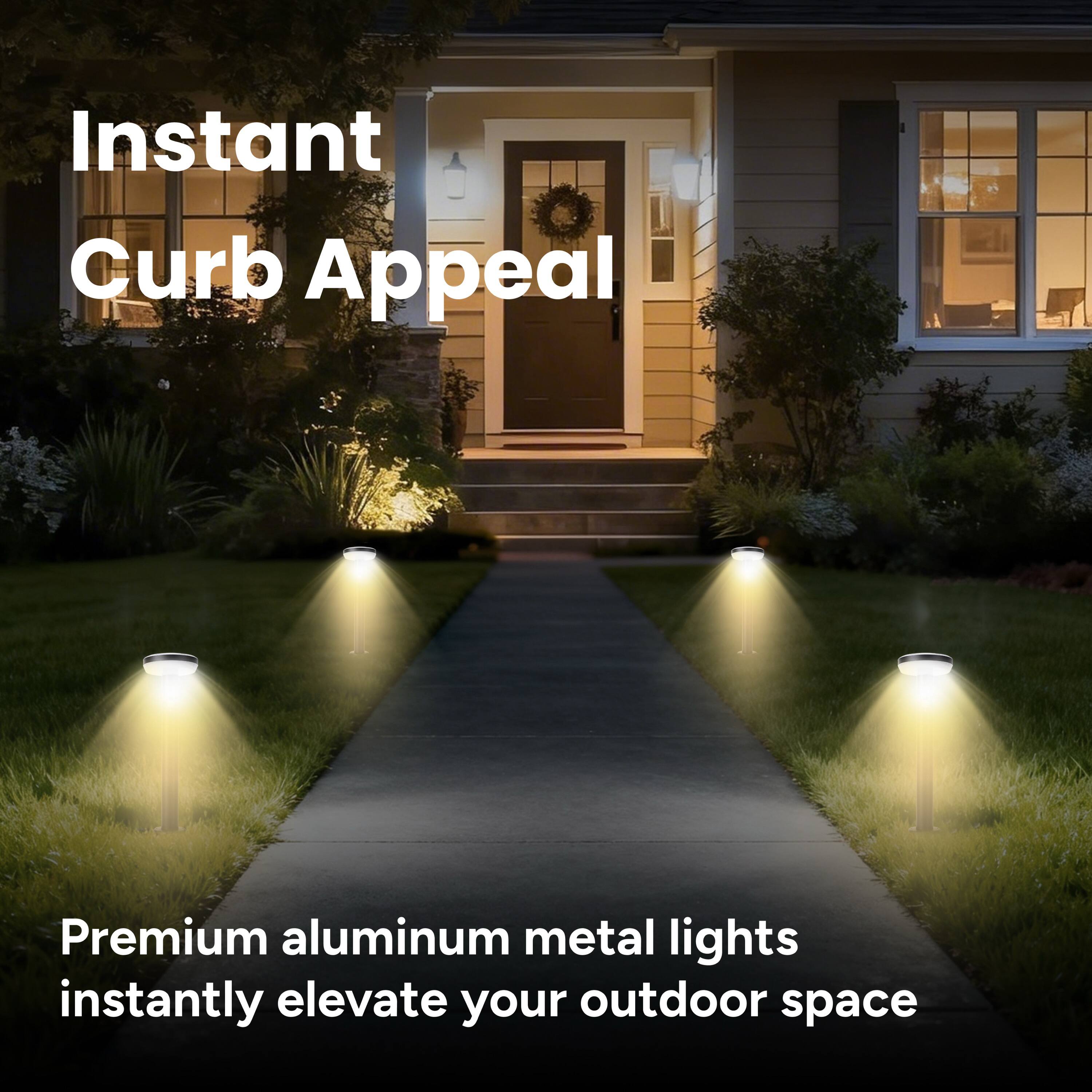 Instant Curb Appeal

Premium aluminum metal lights instantly elevate your outdoor space