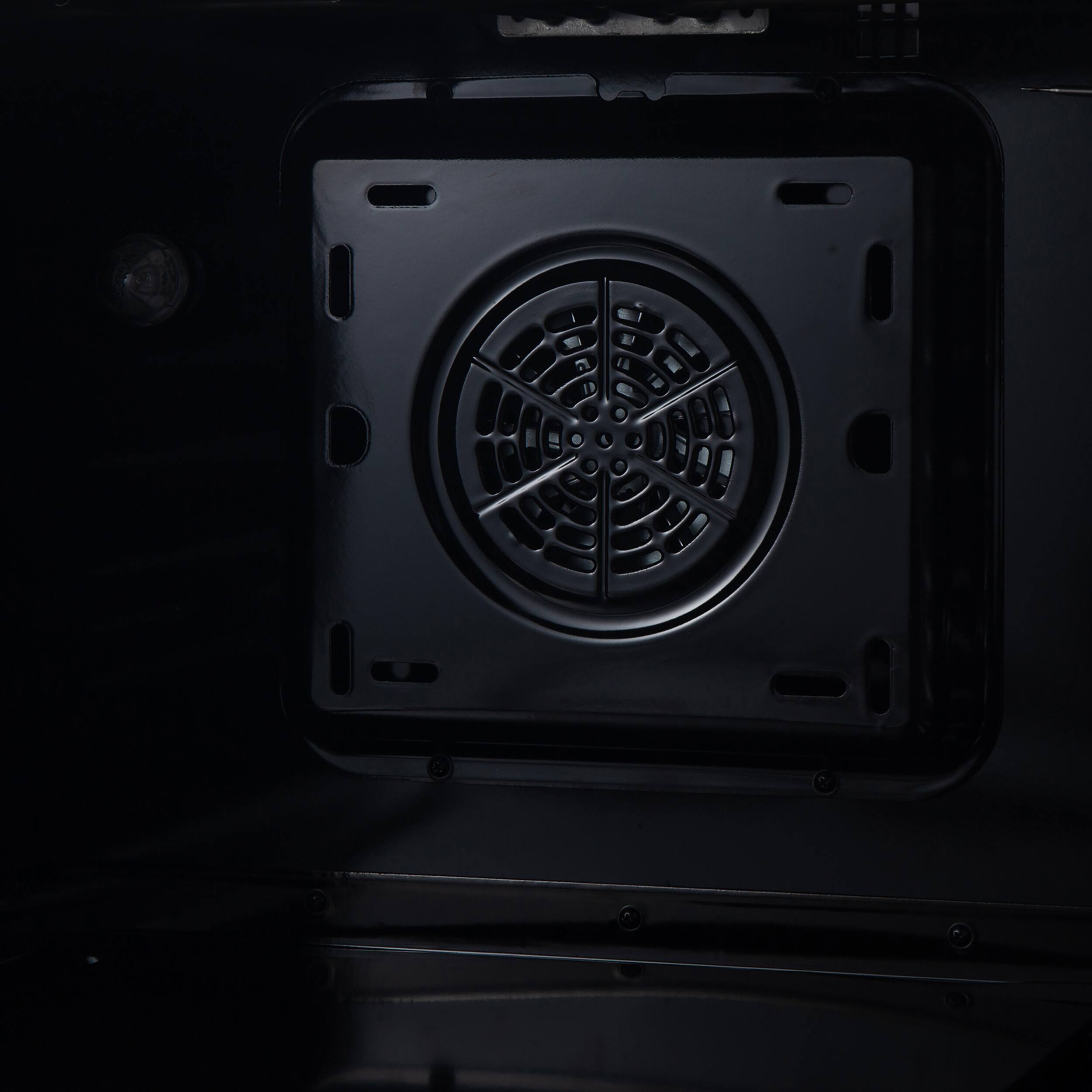 Alt View 6. Forno Appliances - Marco 5.36 Cu. Ft. Freestanding Dual Fuel Convection Range with Dual Ring Burner - Silver.