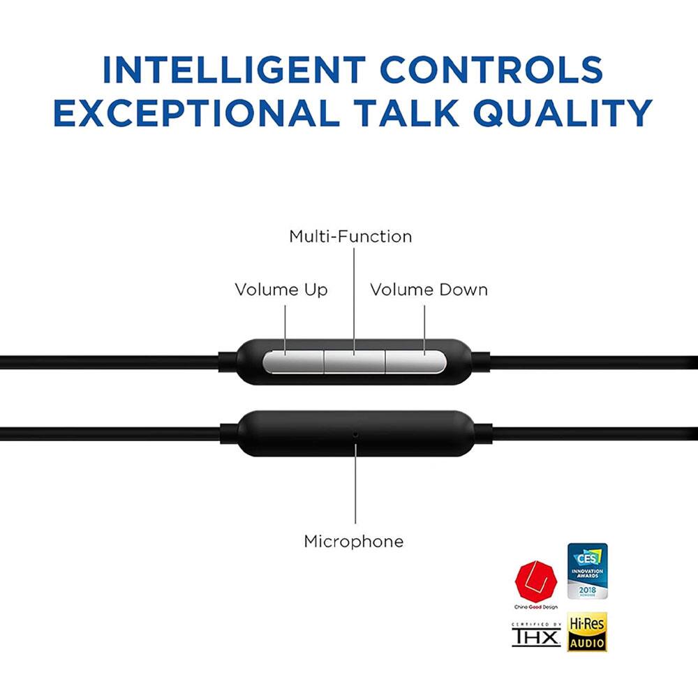 Left. 1MORE - Triple Driver In-Ear Headphones P30 - Silver.