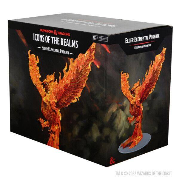 Dungeons & Dragons  
Icons of the Elder Realms  
Elemental Phoenix  

Elder Elemental Phoenix  
Preminated Matte  

© & ™ 2022 Wizards of the Coast