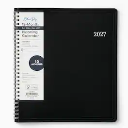 Blue Sky - 2027 15-Month Monthly Planner Calendar, 8"x10", Enterprise