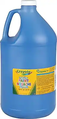 Crayola - Washable Kid's Paint, 1 Gallon - Blue