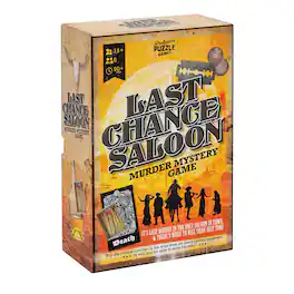 Professor Puzzle - Last Chance Saloon Murder Mystery Game - Yellow