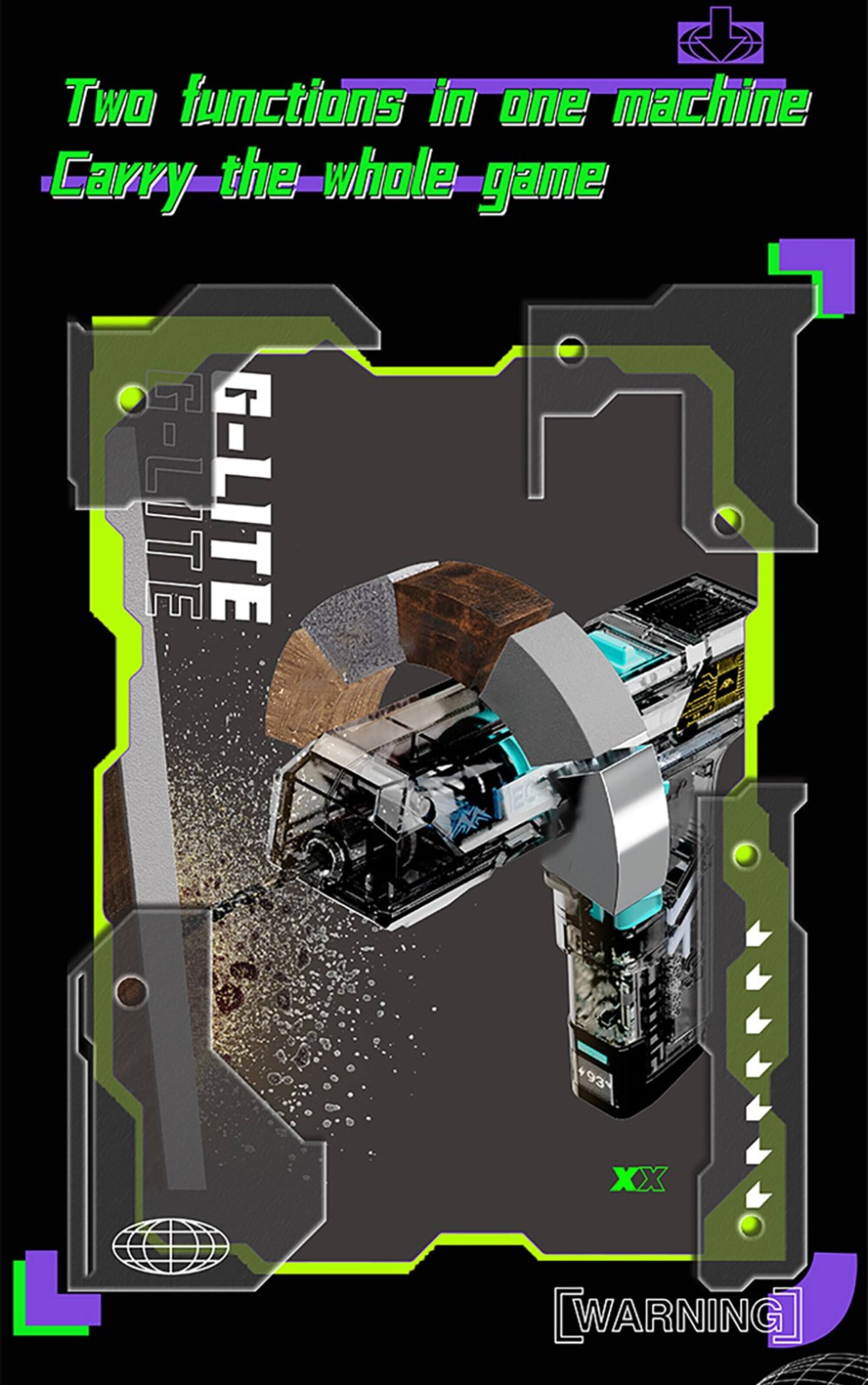 Two functions in one machine Carry the whole game G-LITE G-LITE
93
XX
[WARNING]