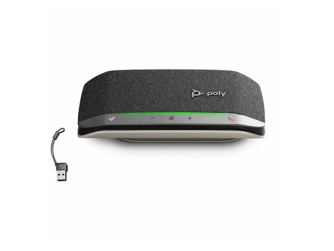 Poly - Sync 20 Speakerphone USB-C/A Adapter B95VJUT#AC3 - Black