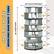 SHOE RACK SIZE
REVOLVING SHOE RACK - 7 TIERS
53" Overall Height
23.5" Overall Width/Depth
1/2"
6 5/8"
1/2"
6 5/8"
1/2"
6 5/8"
1/2"
6 5/8"
1/2"
6 5/8"
1/2"
6 5/8"
1/2"
6 5/8"
1/2"
6 5/8"