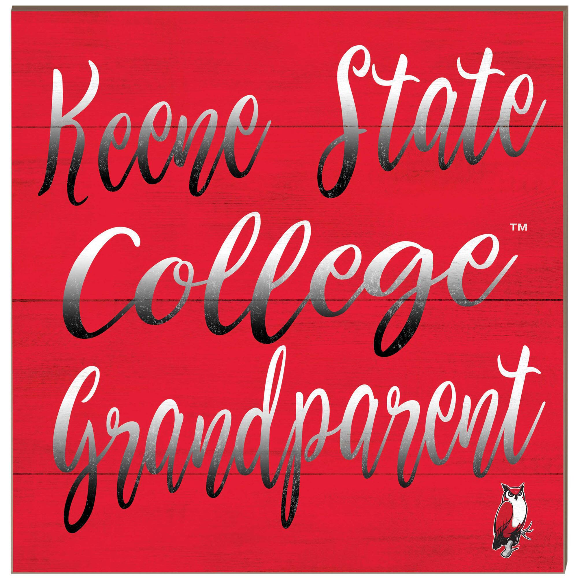 Keene State Owls 10'' x 10'' Grandparent Plaque