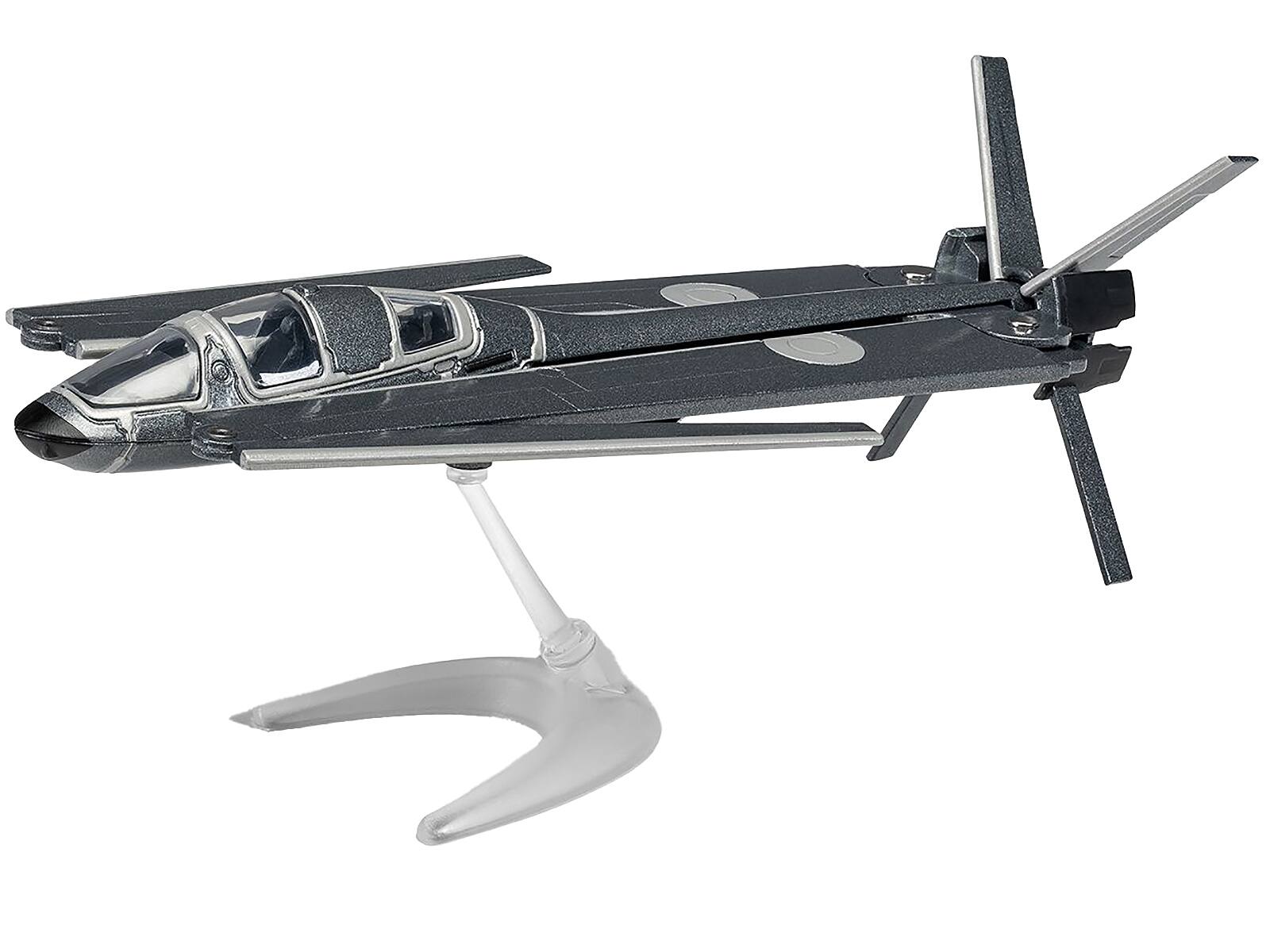 Alt View 1. Corgi - Q Glider Gray Metallic James Bond 007 "No Time To Die" (2021) Movie Diecast Model by Corgi.