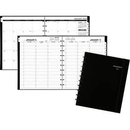 AT-A-GLANCE - 2026 Move-a-Page 8.75" x 11" Weekly & Monthly Appointment Book, Poly Cover - Black