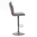 Left Zoom. CorLiving - Palmer Adjustable High Back Barstool (set of 2) - Gray.