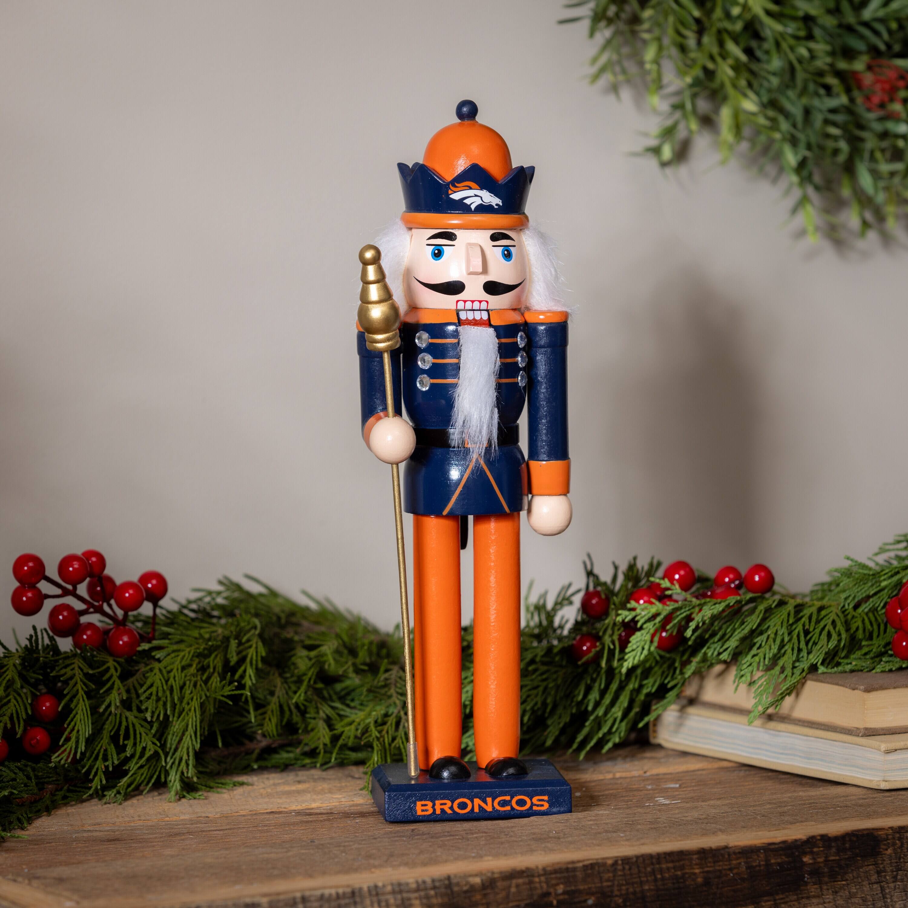 Alt View 2. Evergreen Enterprises - 12" Wooden Nutcracker Statue - Multicolor.