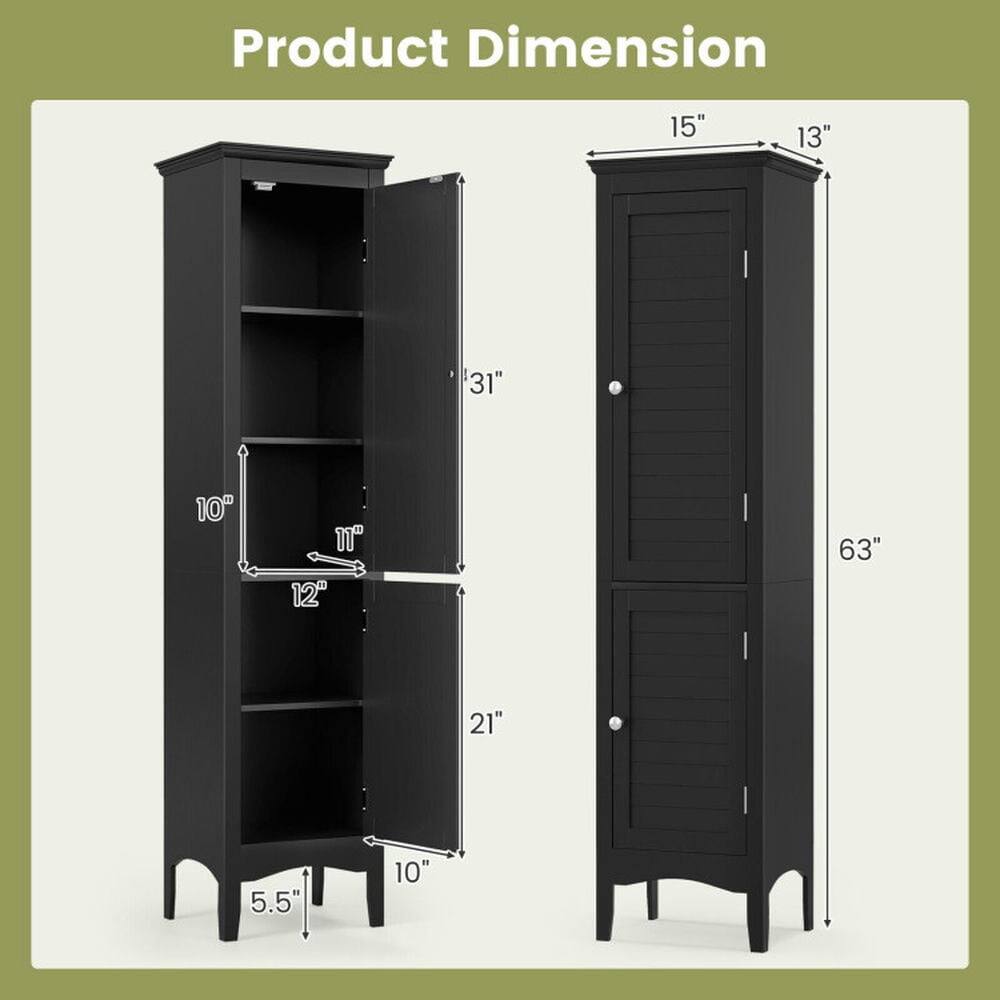 Product Dimension: 15" x 13" x 63", 31" x 10" x 11" x 12" x 21" x 5.5" x 10"
