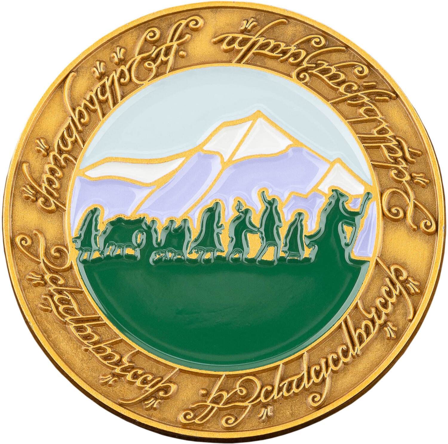 Weta Workshop - The Lord of the Rings Trilogy - The Fellowship Enamel Pin - COLLECTIBLES - Multicolor