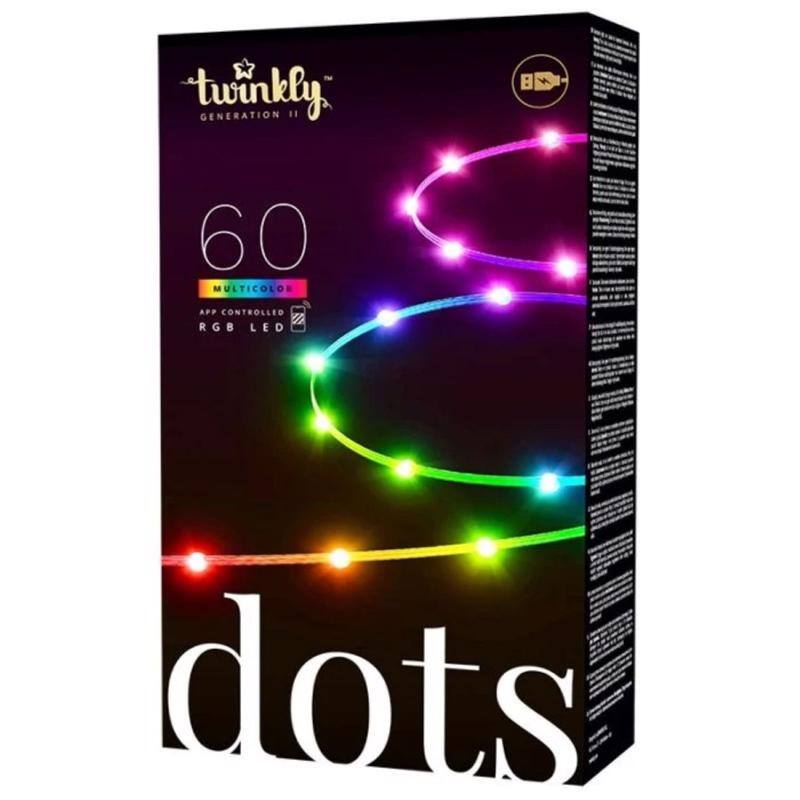 twinkly GENERATION II " 60 MULTICOLOR APP CONTROLLED RGB LED dots