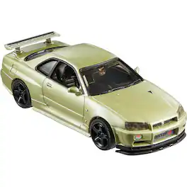 Mattel - HMD47 Hot Wheels Premium 1:43 Scale Collectible Car - Nissan Skyline GT-R - Black