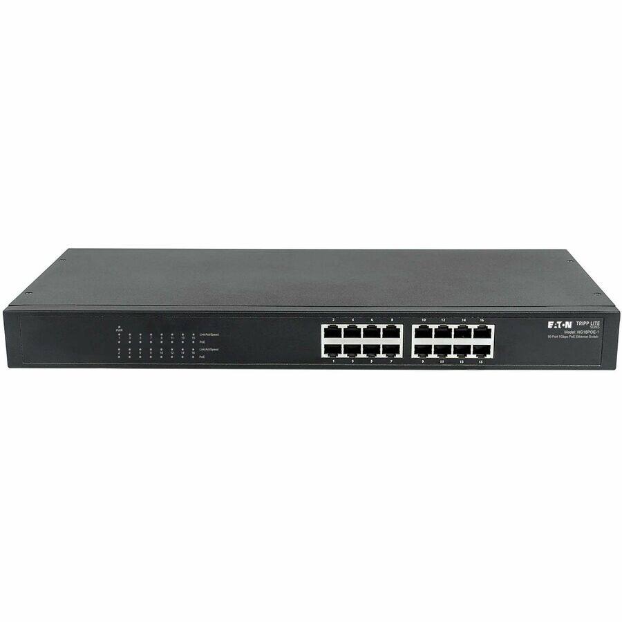 E-TN TRIPP LITE  
Model: AGG3POE1  
10 Port Gigabit PoE+ Switch  
10/100/1000 Base-T  
10 Gigabit SFP+ Port  
1000 Base-X SFP Port