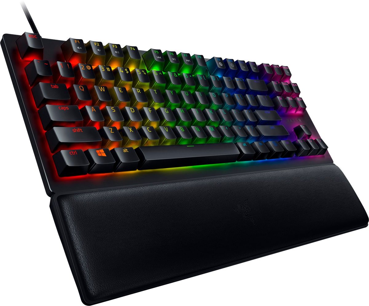 Razer Huntsman v2 TKL PC GAMING keyboard deals CLICKY model