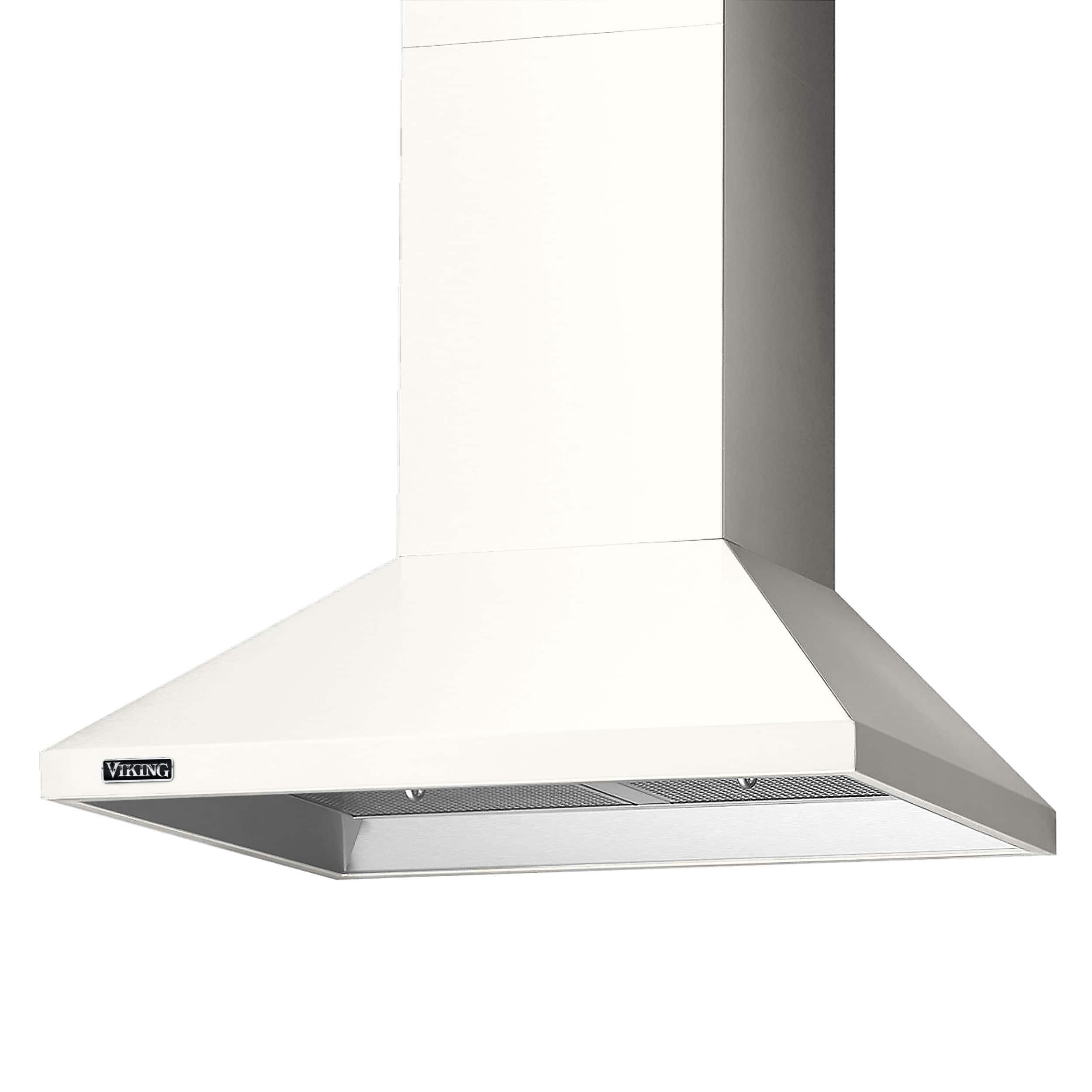 Viking 3 Series - 30 inches - Externally Vented & Recirculating - Wall Range Hood - Pure White - Front_Zoom