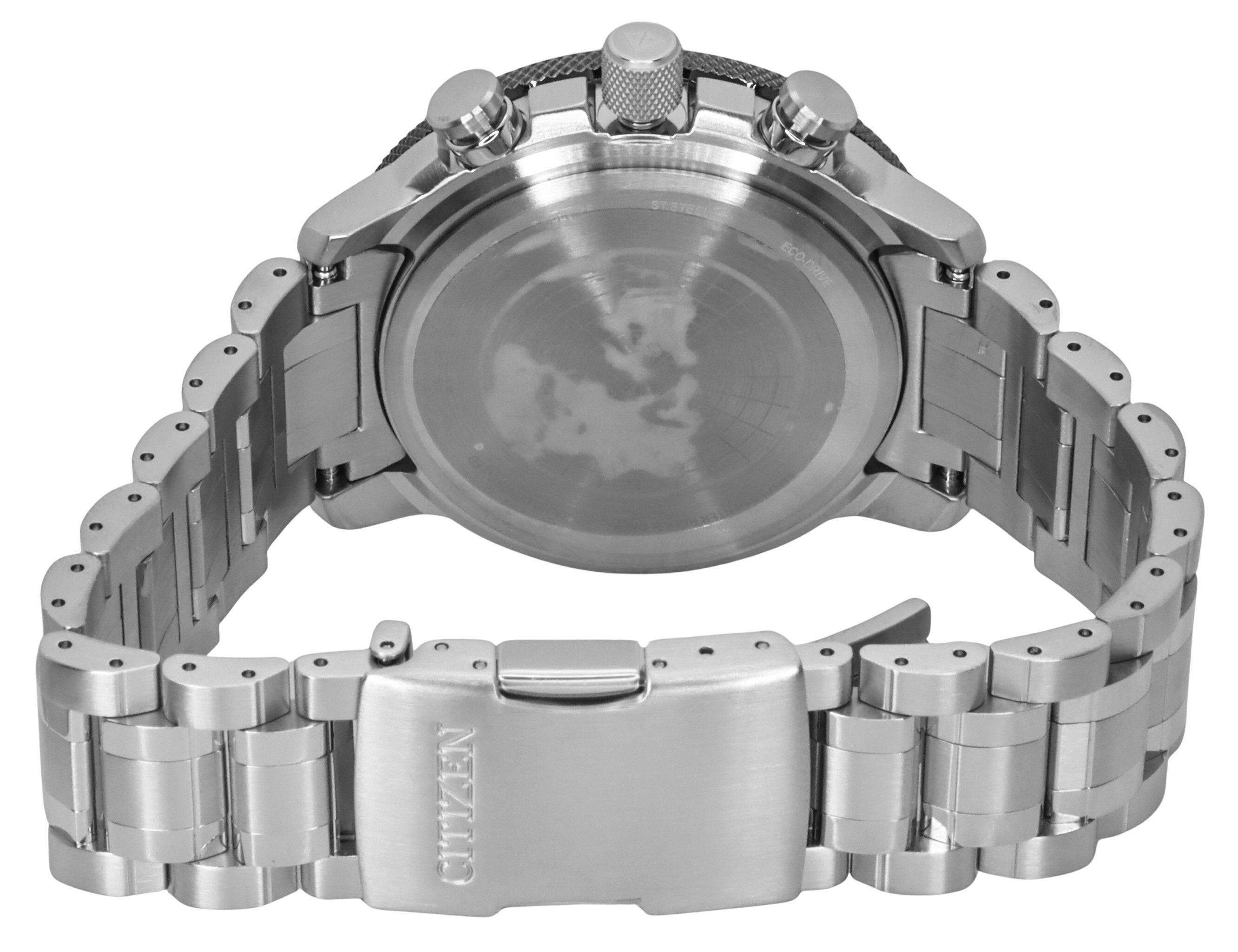 Citizen Promaster Geo Trekker Stainless Steel Dial Eco Drive