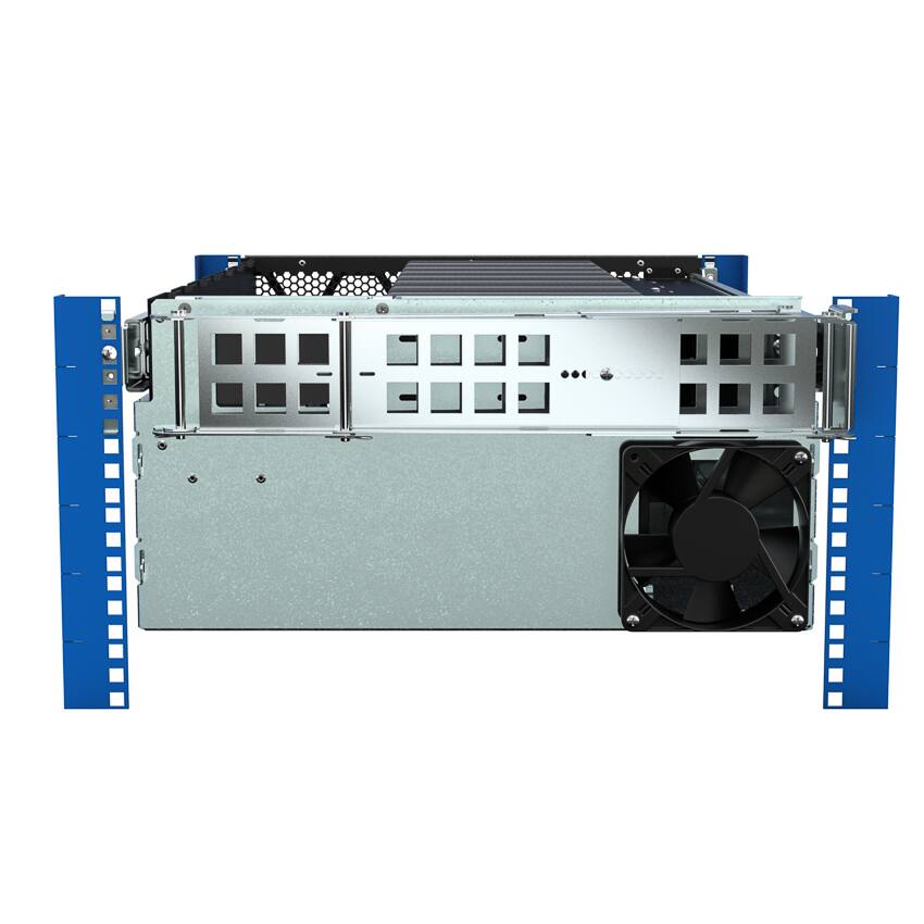 Alt View 3. RackSolutions - RackSolutions 5U HyperShelf for 8 Dell Precision 3260 Compact Workstation - Black.