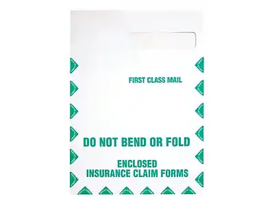 FIRST CLASS MAIL
DO NOT BEND OR FOLD
ENCLOSED INSURANCE CLAIM FORMS