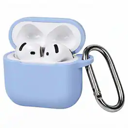 Vena - For Apple Airpods 4 Case Cover, Airpods Case 4 Silicone AirPods 4th Generation Case Supports Wireless Charging, Sky - Blue