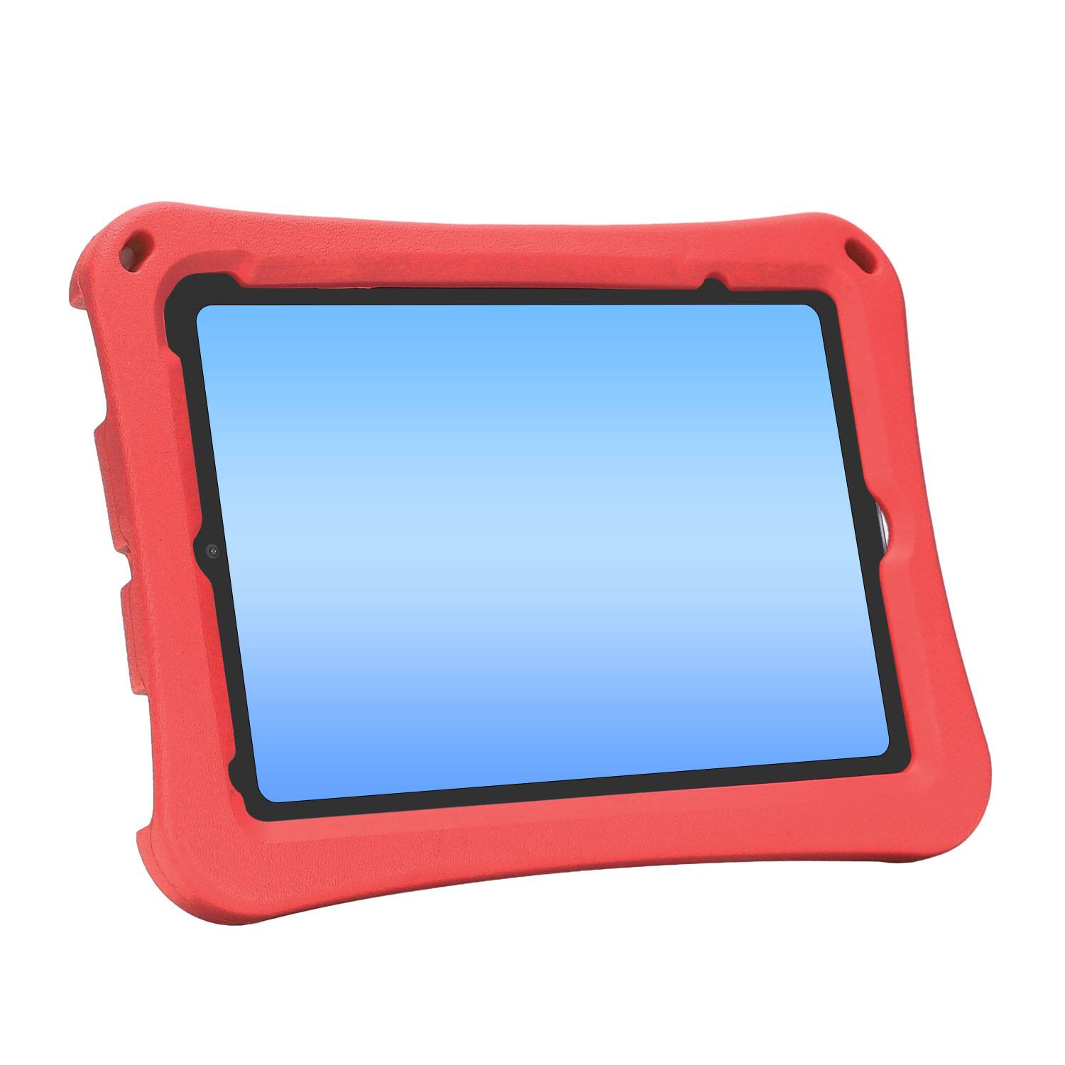 Alt View 2. Dteck - for Apple iPad mini (A17 Pro) 2024/iPad mini 6th Gen 8.3-inch 2021 Rugged Case,Shockproof TPU Cover with Rotating Stand - Red.