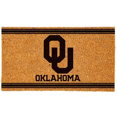 Front. Evergreen Enterprises - Oklahoma Sooners 16" x 28" Logo Turf Mat - Multicolor.