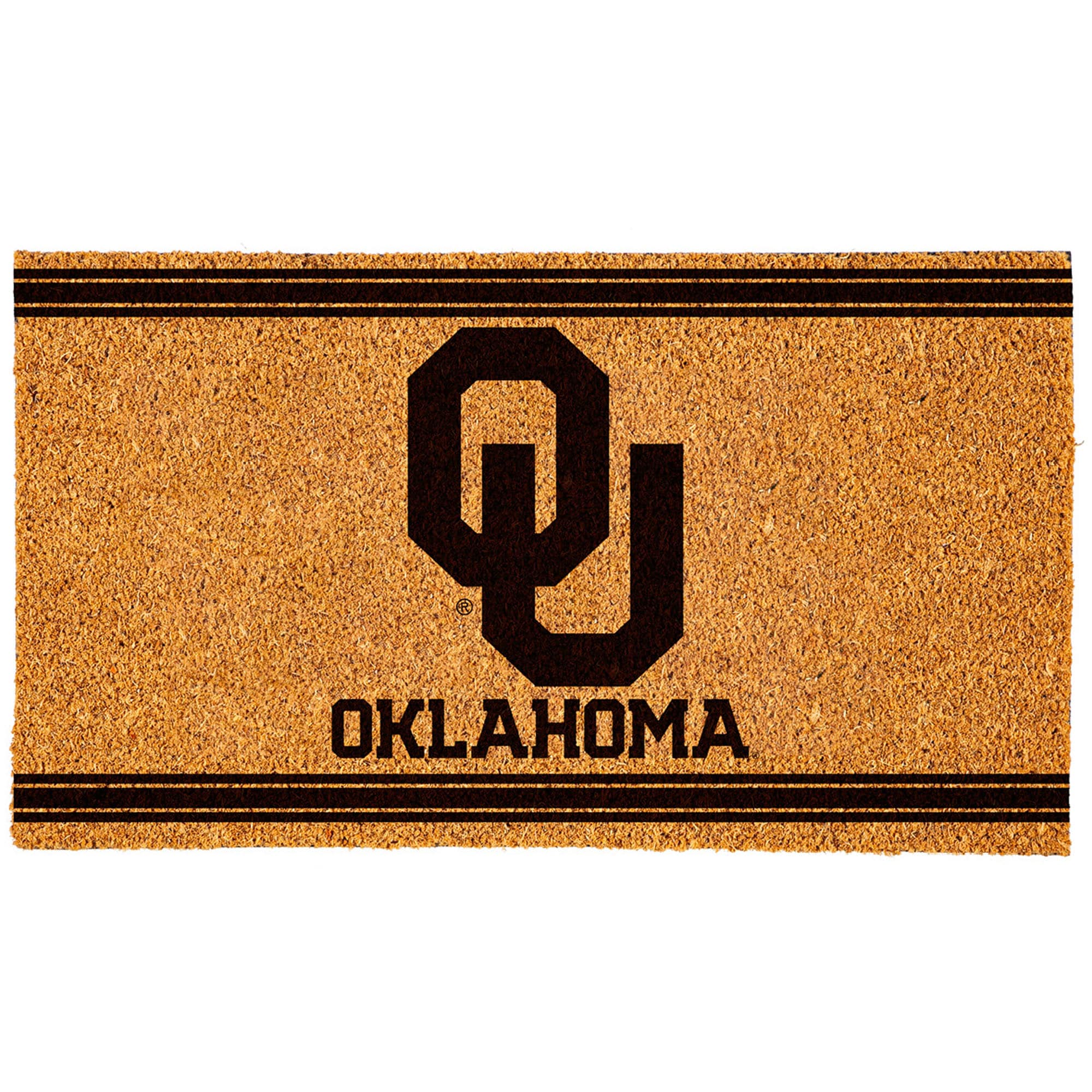 Evergreen Enterprises - Oklahoma Sooners 16" x 28" Logo Turf Mat - Multicolor
