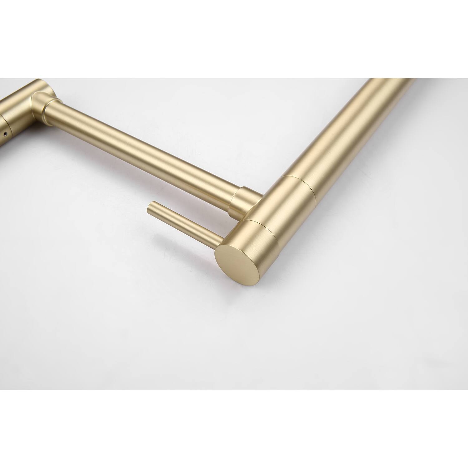 Alt View 2. Siljoy - Pot Filler Faucet with Extension Shank - Brushed Gold.