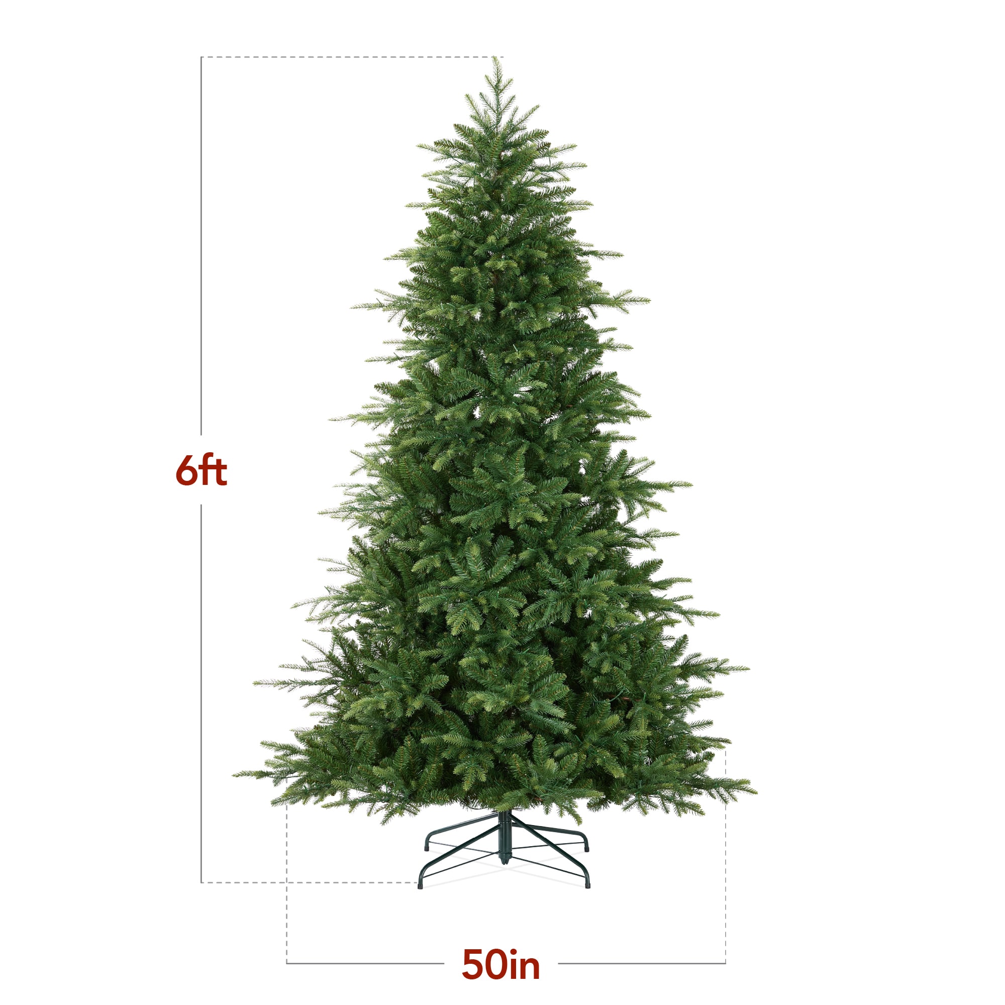 Best Choice Products 6ft Pre Lit Artificial Full Aspen Noble Fir