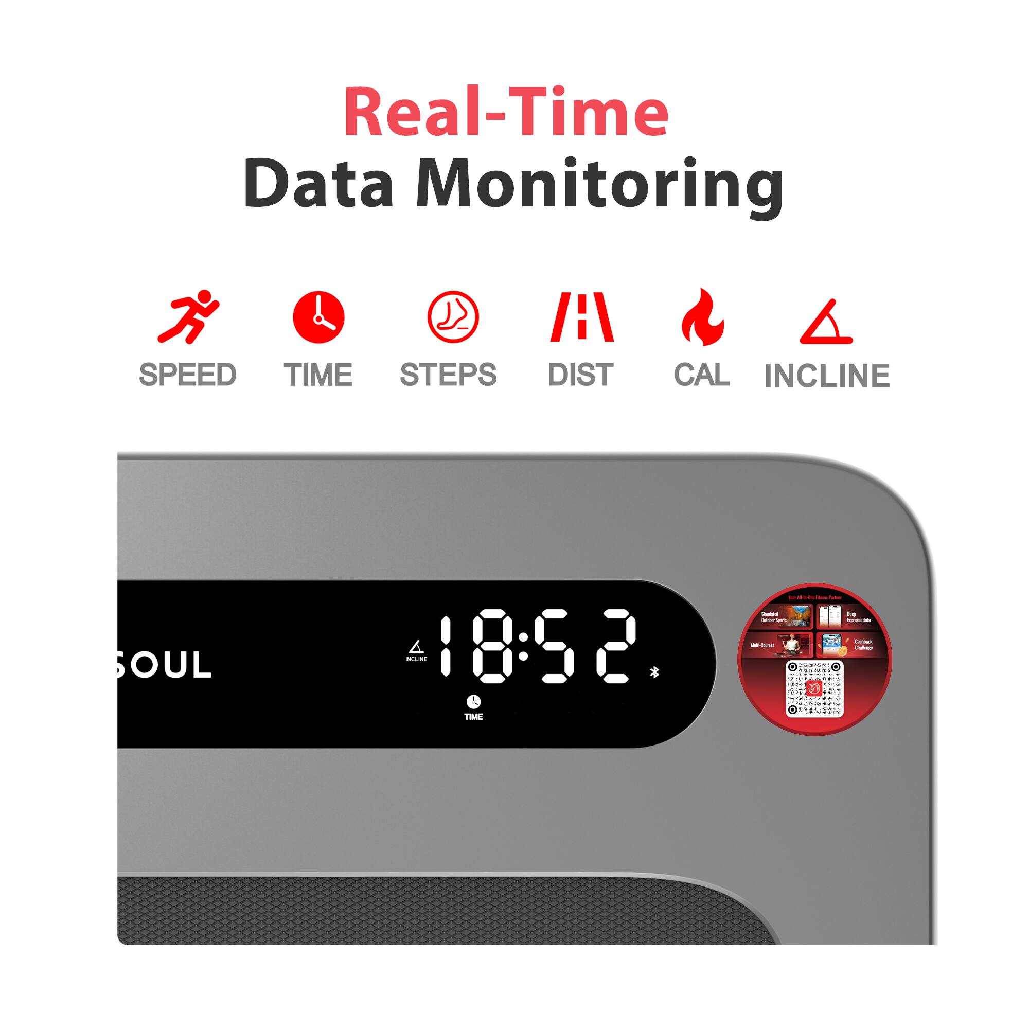 Real-Time Data Monitoring

SPEED TIME STEPS DIST CAL INCLINE

18:52